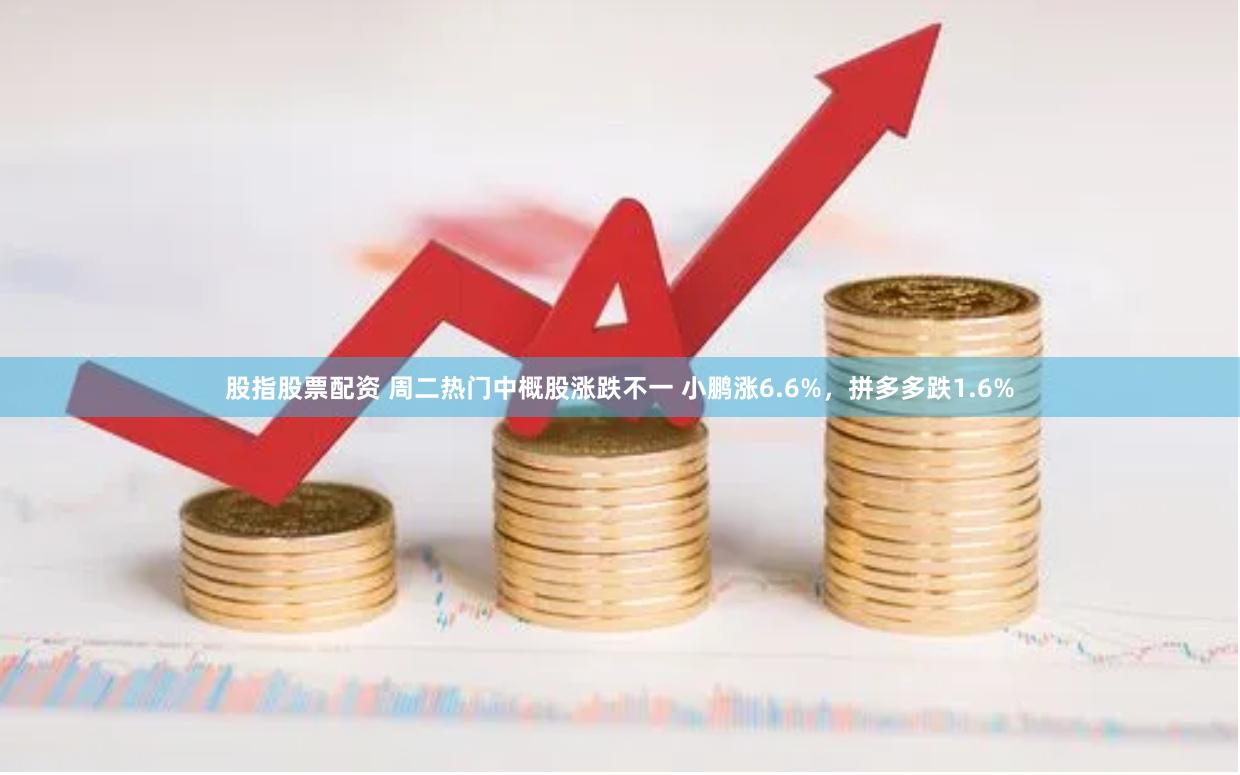 股指股票配资 周二热门中概股涨跌不一 小鹏涨6.6%，拼多多跌1.6%