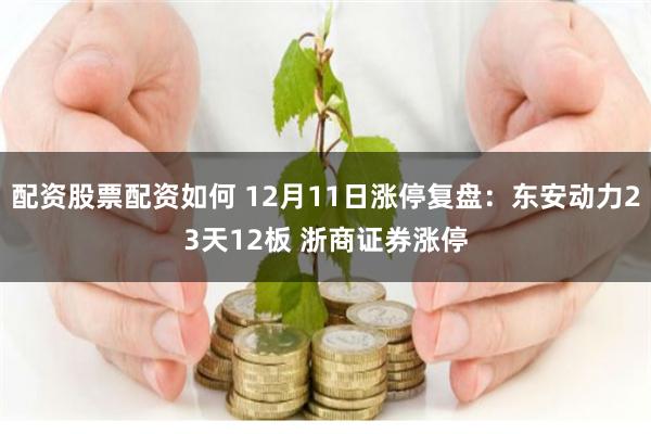 配资股票配资如何 12月11日涨停复盘：东安动力23天12板 浙商证券涨停