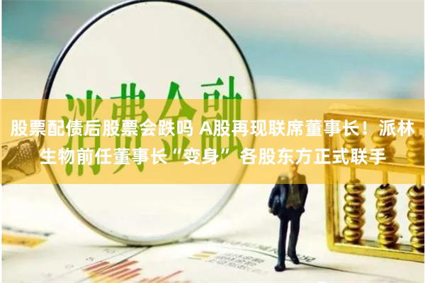股票配债后股票会跌吗 A股再现联席董事长！派林生物前任董事长“变身” 各股东方正式联手